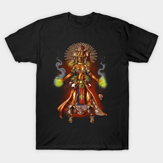 Aztec Mythology God Managua T-Shirt by underheaven